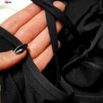 سرهمی ورزشی زنانه ماییلدا مدل بند ضربدری کد 5173 رنگ مشکی