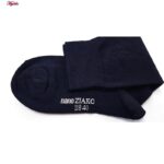 جوراب ساق بلند مردانه ضیاکو مدل پنبه ای کد 5180-118 رنگ سرمه ای