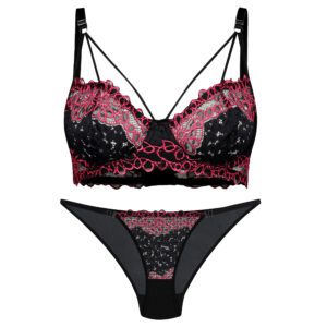 ست شورت و سوتین زنانه کارنا رز مدل فنردار کد 1013 رنگ قرمز