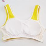 ست شورت و نیم تنه دخترانه ماییلدا مدل پددار خرگوش و جوجه کد 5164-5 رنگ زرد