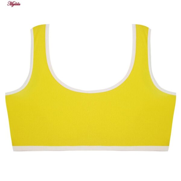 ست شورت و نیم تنه دخترانه ماییلدا مدل پددار خرگوش و جوجه کد 5164-5 رنگ زرد