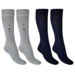 جوراب ساق بلند مردانه ضیاکو ترنج مدل پنبه ای کد 5182-4002-1 بسته 2 عددی