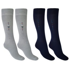 جوراب ساق بلند مردانه ضیاکو ترنج مدل پنبه ای کد 5182-4002-1 بسته 2 عددی