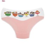 ست شورت و نیم تنه دخترانه ماییلدا مدل پددار گربه و آبمیوه کد 5164-2 رنگ صورتی روشن