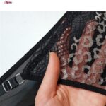 ست شورت و سوتین زنانه کارنا رز مدل فنردار کد 1208 رنگ مشکی