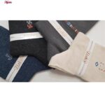 جوراب ساق بلند مردانه ضیاکو ترنج مدل پنبه ای کد 5182-4002-4 بسته 4 عددی