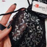 ست شورت و سوتین زنانه کارنا رز مدل فنردار کد 1208 رنگ مشکی