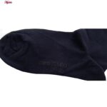 جوراب ساق بلند مردانه ضیاکو مدل پنبه ای کد 5181-337 رنگ سرمه ای