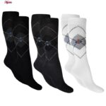 جوراب ساق بلند مردانه ضیاکو مدل پنبه ای کد 5185-266-1 بسته 6 عددی