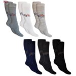 جوراب ساق بلند مردانه مدل 5185-266-2 بسته 6 عددی