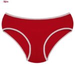 ست شورت و نیم تنه دخترانه ماییلدا مدل پددار گربه و فنجان کد 5164-4 رنگ قرمز