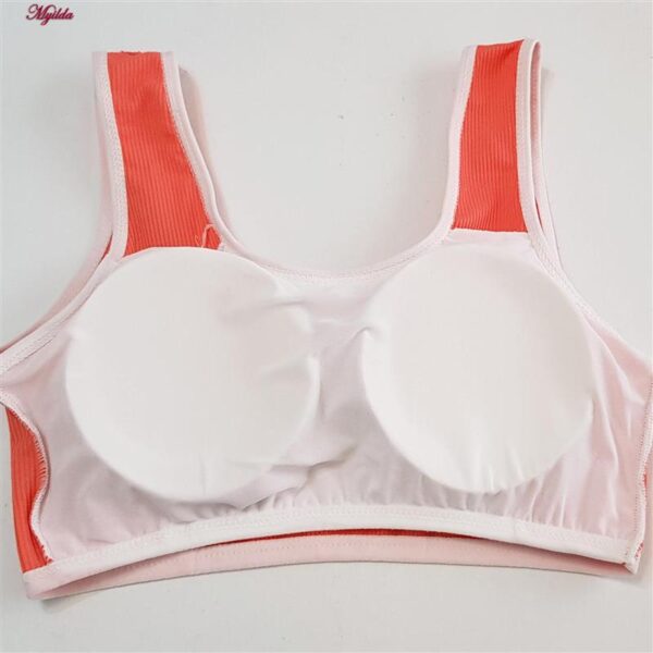 ست شورت و نیم تنه دخترانه ماییلدا مدل پددار گربه سرمایی کد 5164-6 رنگ گلبهی