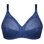 سوتین زنانه پانیذ مدل بدون فنر کد 66500-New رنگ سرمه ای