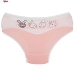 ست شورت و نیم تنه دخترانه ماییلدا مدل پددار خرگوش خندان کد 5164-7 رنگ صورتی روشن