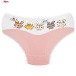 ست شورت و نیم تنه دخترانه ماییلدا مدل پددار خرگوش و جوجه کد 5164-5 رنگ صورتی روشن