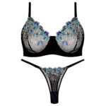 ست شورت و سوتین زنانه کارنا رز مدل فنردار کد 5167-5007-3 رنگ مشکی