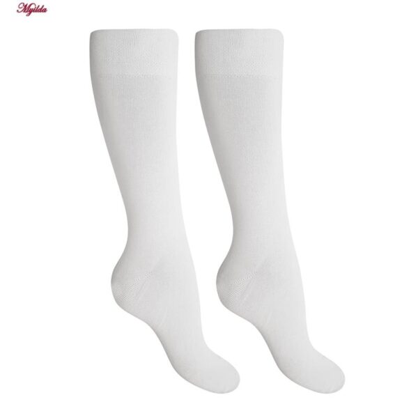 جوراب ساق بلند مردانه ضیاکو مدل پنبه ای کد 5180-118 رنگ سفید