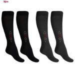 جوراب ساق بلند مردانه ضیاکو مدل پنبه ای کد 5184-633-4 بسته 4 عددی