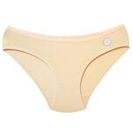 شورت زنانه فیتن فرخ زادی مدل پنبه ای کد 4080-100A رنگ کرم