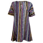 تونیک زنانه ماییلدا مدل راه راه کد 5195-4