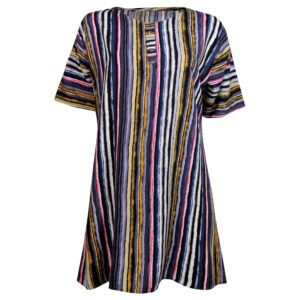 تونیک زنانه ماییلدا مدل راه راه کد 5195-4