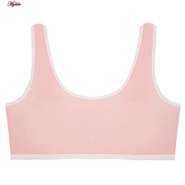 ست شورت و نیم تنه دخترانه ماییلدا مدل پددار تخم مرغ کد 5164-1 رنگ صورتی روشن