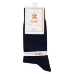 جوراب ساق بلند مردانه ضیاکو مدل پنبه ای کد 5180-118 رنگ سرمه ای