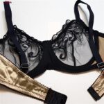 ست شورت و سوتین زنانه کارنا رز مدل فنردار کد 1035 رنگ طلایی