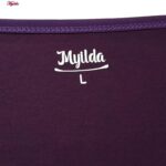 شورت زنانه ماییلدا مدل پنبه ای کد 4830 رنگ بنفش