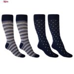 جوراب ساق بلند مردانه مدل 5183-694-2 بسته 2 عددی