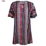 تونیک زنانه ماییلدا مدل راه راه کد 5195-9