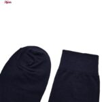 جوراب ساق بلند مردانه ضیاکو مدل پنبه ای کد 5180-118 رنگ سرمه ای