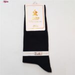 جوراب ساق بلند مردانه ضیاکو مدل پنبه ای کد 5180-118 رنگ مشکی