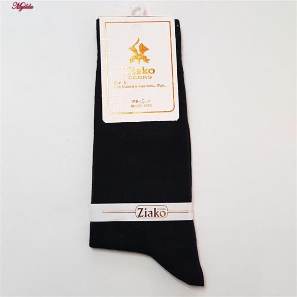 جوراب ساق بلند مردانه ضیاکو مدل پنبه ای کد 5180-118 رنگ مشکی