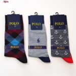 جوراب ساق بلند مردانه مدل 5183-694-3 بسته 3 عددی