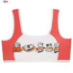 ست شورت و نیم تنه دخترانه ماییلدا مدل پددار گربه سرمایی کد 5164-6 رنگ گلبهی