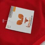 ست شورت و نیم تنه دخترانه ماییلدا مدل پددار تخم مرغ کد 5164-1 رنگ قرمز