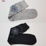 جوراب ساق بلند مردانه ضیاکو مدل پنبه ای کد 5185-266-1 بسته 6 عددی