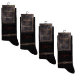 جوراب مردانه ماییلدا مدل 3629-92 بسته 4 عددی