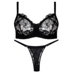 ست شورت و سوتین زنانه کارنا رز مدل فنردار کد 5171-5009 رنگ مشکی