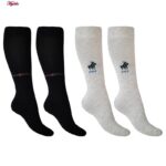 جوراب ساق بلند مردانه ضیاکو ترنج مدل پنبه ای کد 5182-4002-2 بسته 2 عددی