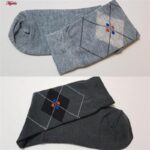 جوراب ساق بلند مردانه ضیاکو مدل پنبه ای کد 5185-266-1 بسته 6 عددی