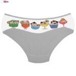 ست شورت و نیم تنه دخترانه ماییلدا مدل پددار گربه و آبمیوه کد 5164-2 رنگ طوسی