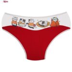 ست شورت و نیم تنه دخترانه ماییلدا مدل پددار گربه سرمایی کد 5164-6 رنگ قرمز