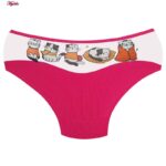 ست شورت و نیم تنه دخترانه ماییلدا مدل پددار گربه سرمایی کد 5164-6 رنگ سرخابی