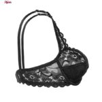 سوتین زنانه لین مدل فنردار کد 4680-415 رنگ مشکی