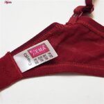 سوتین زنانه اما مدل فنردار کد 4930-4500 رنگ زرشکی