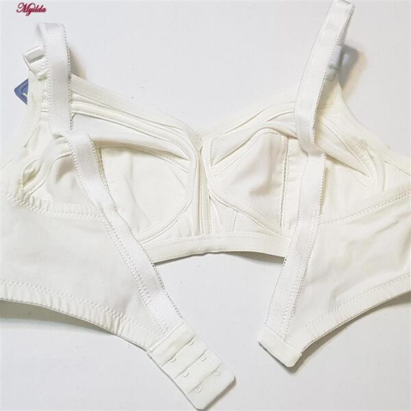 سوتین زنانه لین مدل بدون فنر کد 4680-419 رنگ شیری