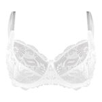 سوتین زنانه لین مدل فنردار کد 4680-511 رنگ سفید