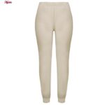 ست شومیز و شلوار زنانه لین مدل نخ پنبه جلو دکمه کد 5196-158 رنگ کرم